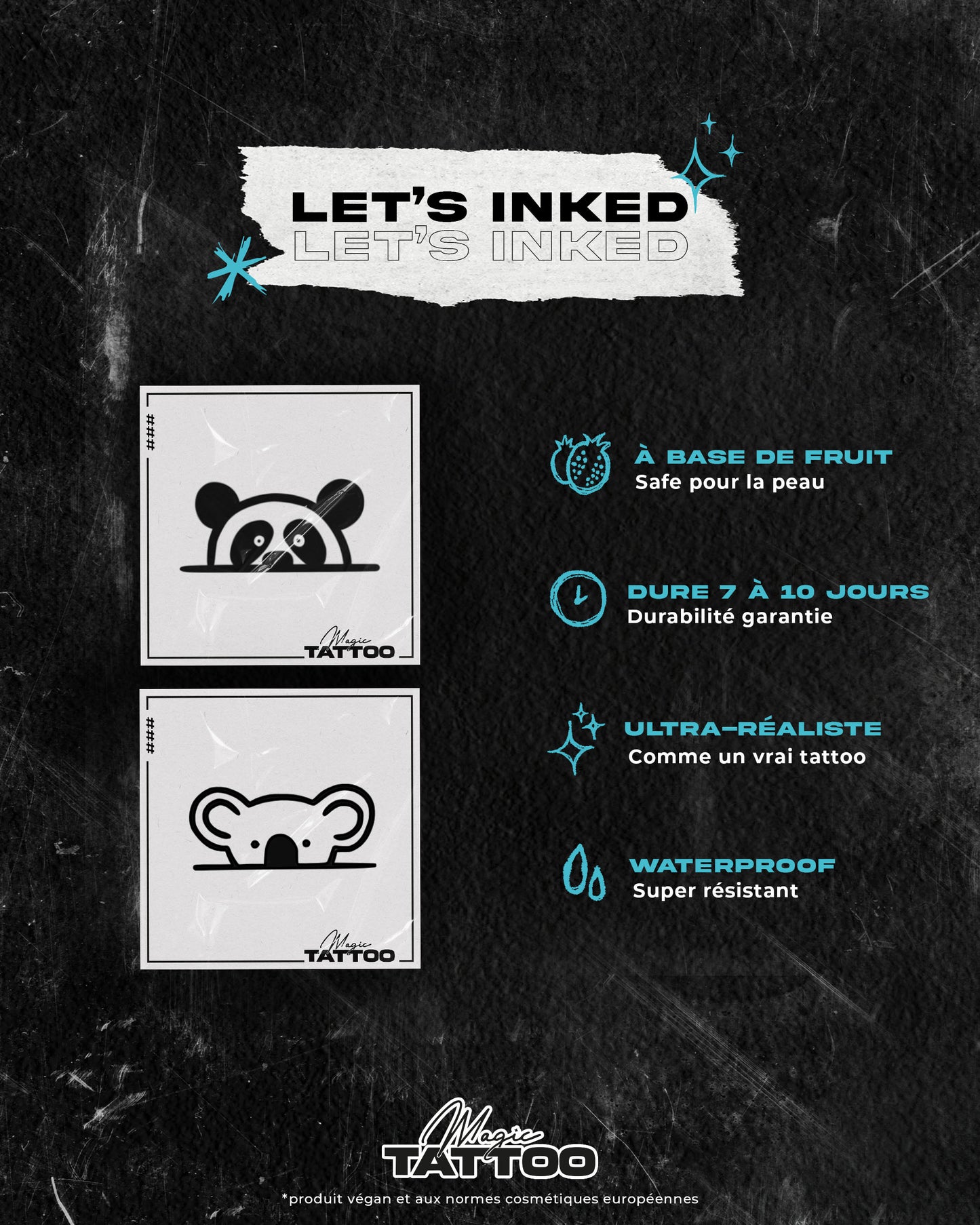 N°563-564 - Duo panda & koala