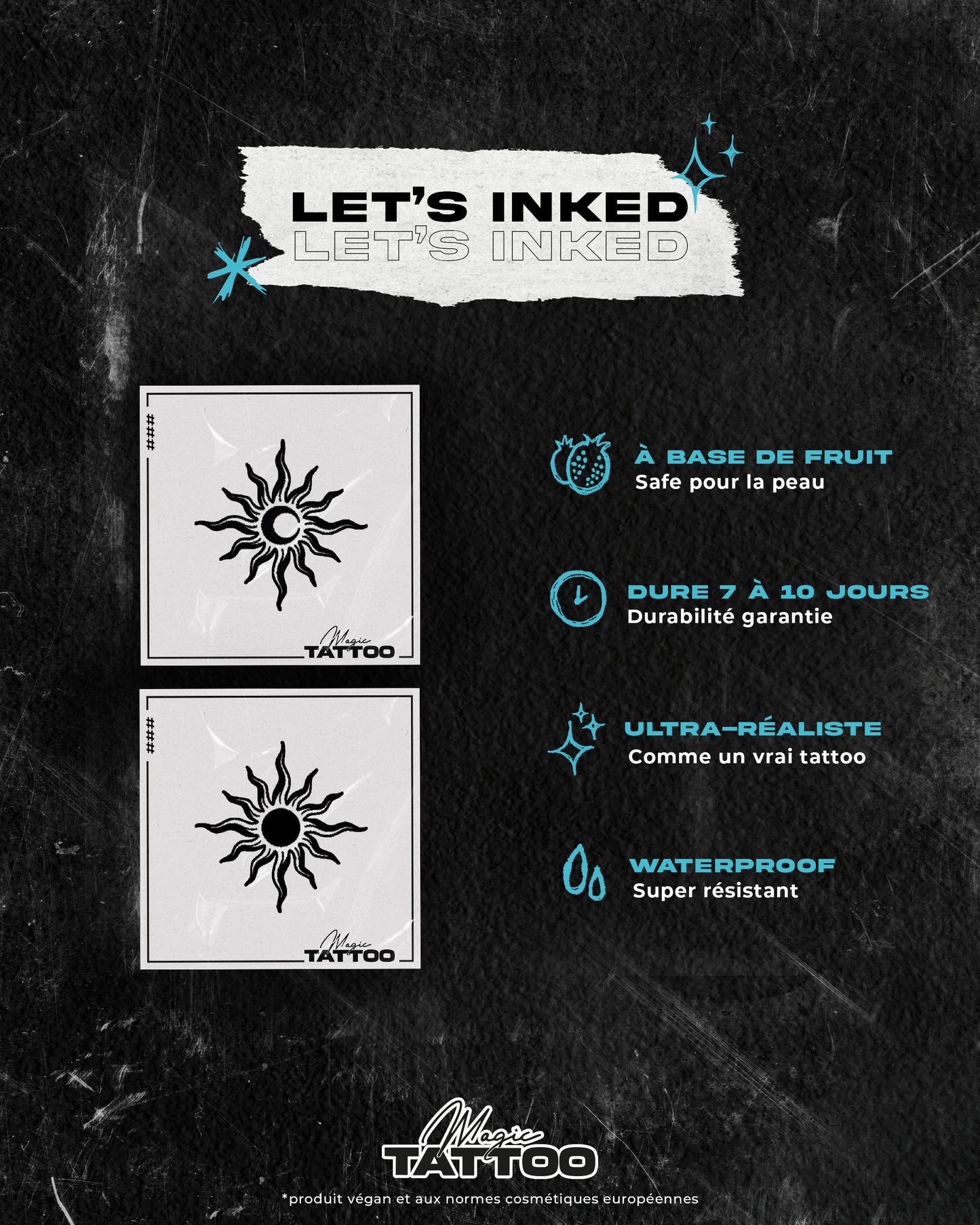 N°381-382 - Duo soleil & lune