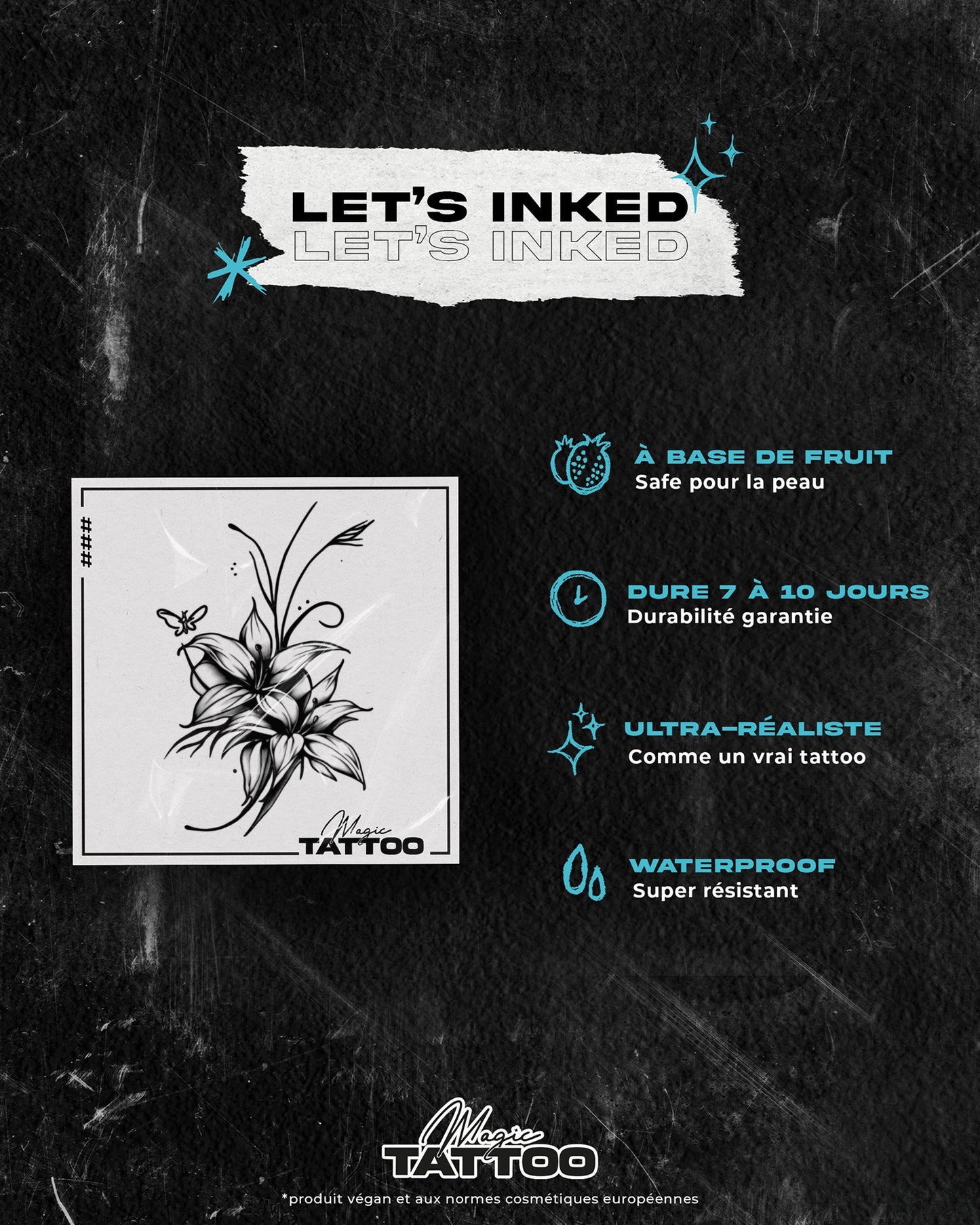 N°529 - Tatouage Fleurs de Lys
