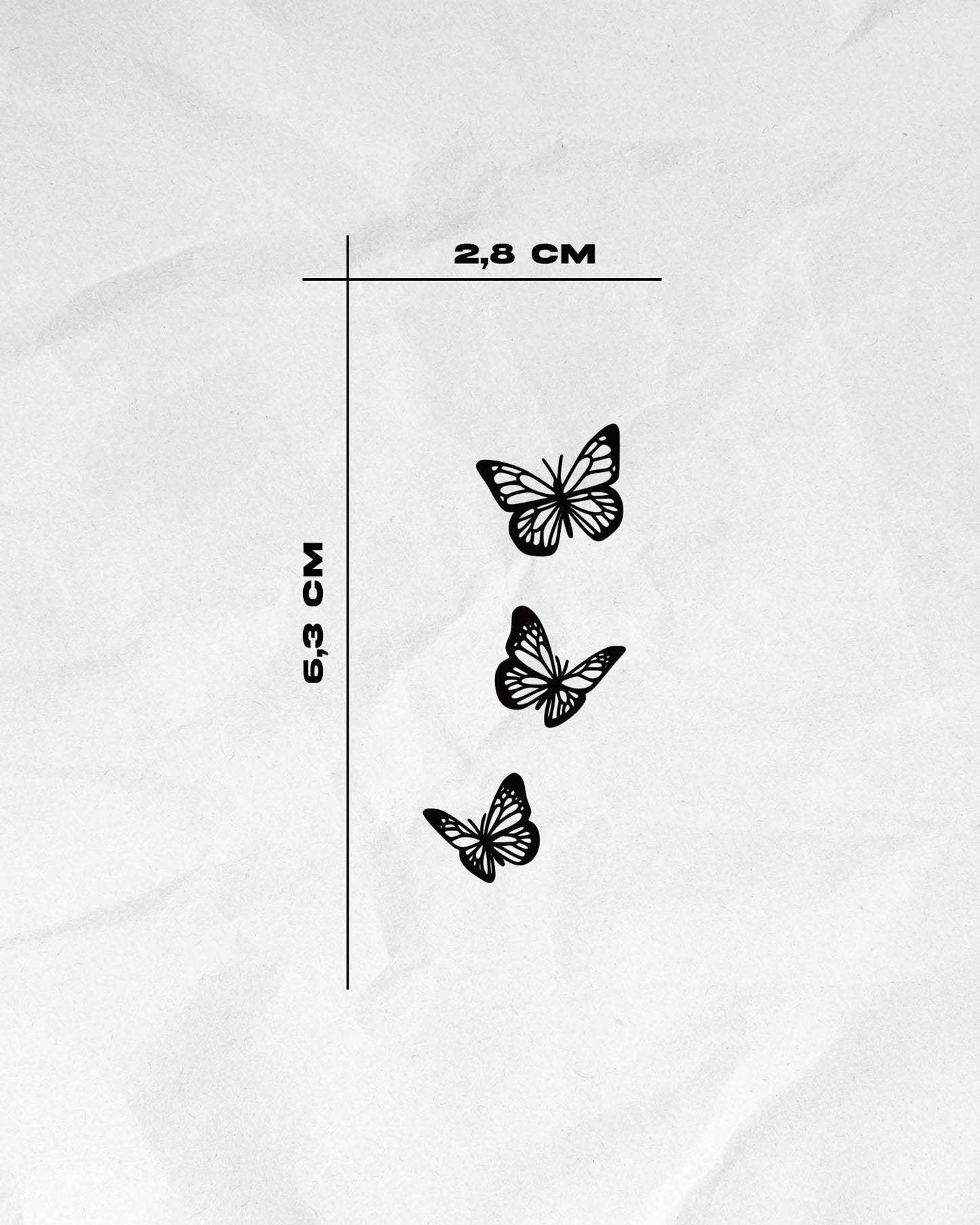 N°439 - Trio papillons