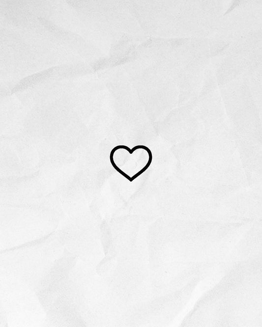 N°297 - Coeur minimaliste