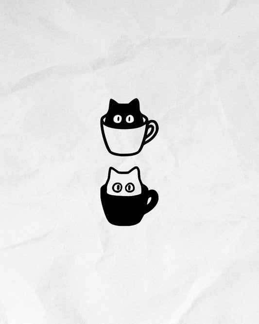 N°318-319 - Duo petits chats