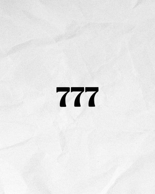 N°562 - Nombre angélique - 777