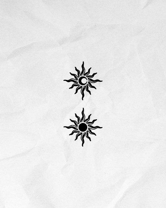N°381-382 - Duo soleil & lune