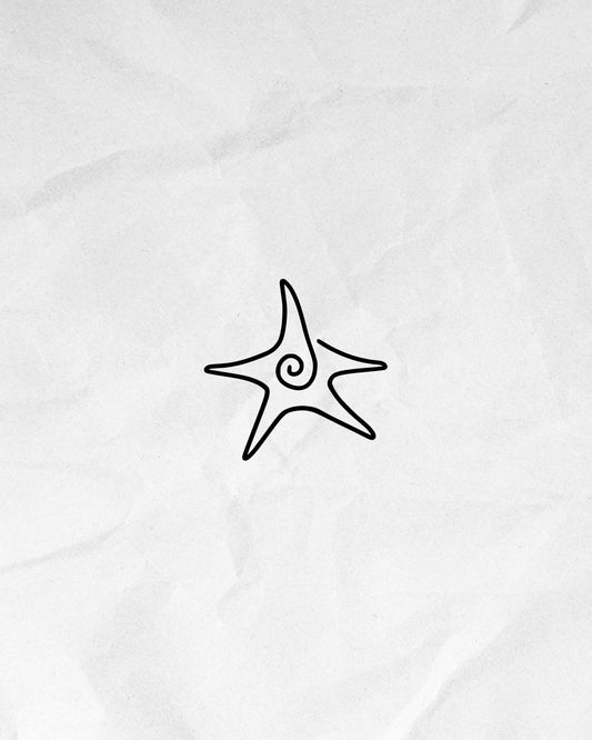 N°568 - Étoile de mer minimaliste