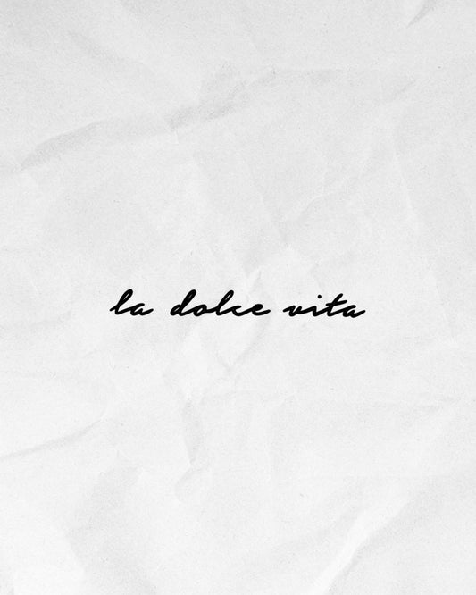 N°609 - La dolce vita