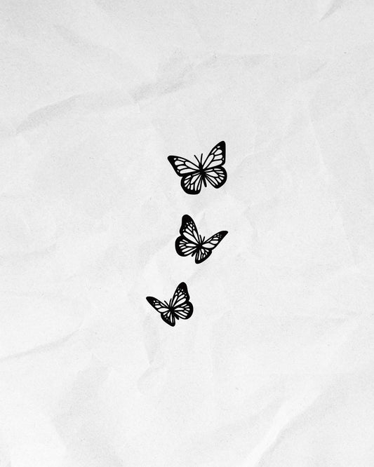N°439 - Trio papillons