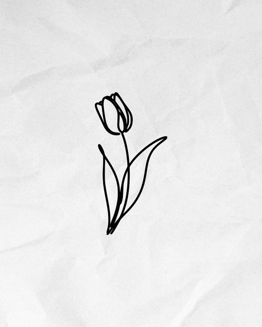 N°650 - Tulipe minimaliste