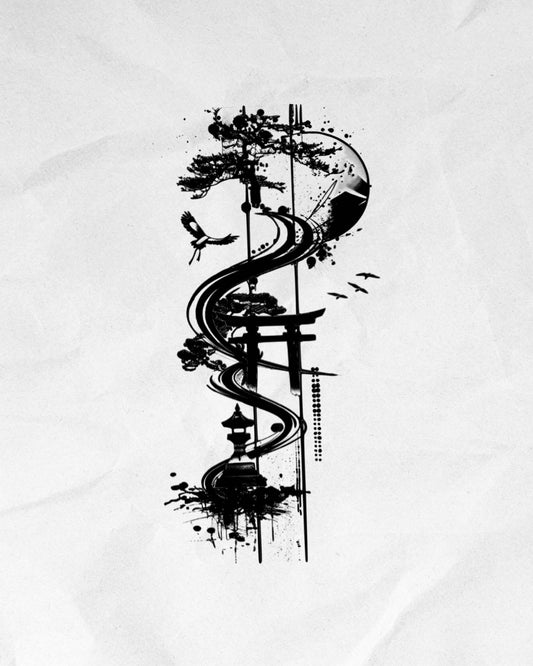 N°456 - Paysage asiatique