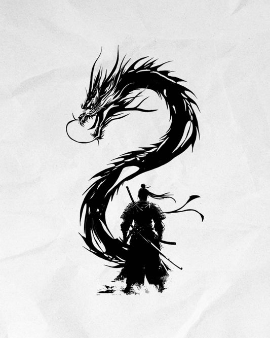 N°722 - Samouraï et dragon