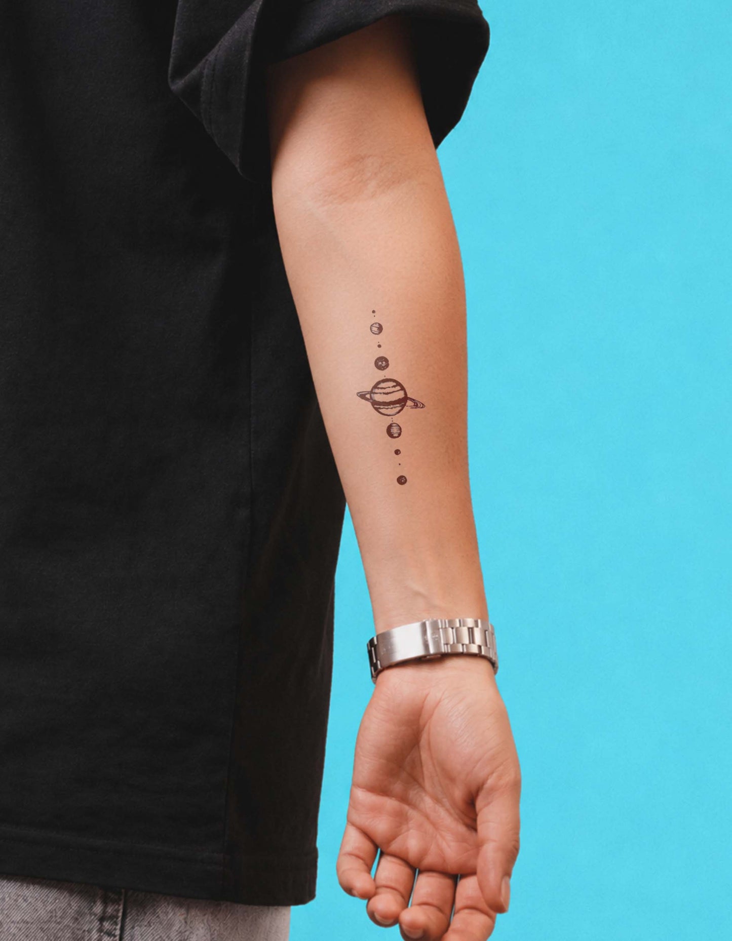 N°474 - Tatouage Planètes Alignées