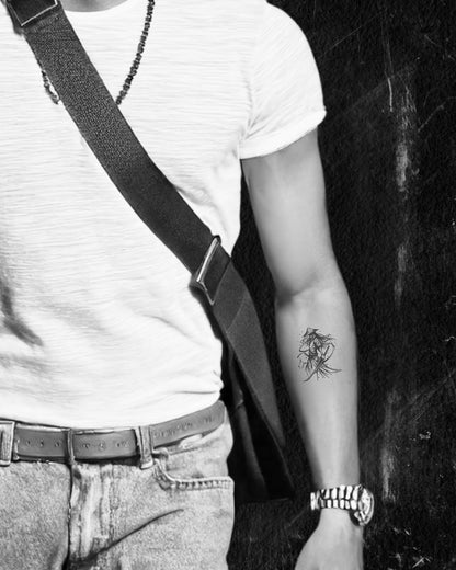 N°733 - Tatouage Guerrier Samouraï
