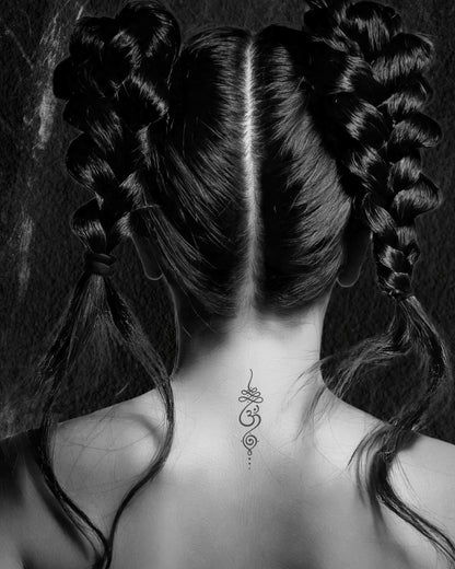 N°822 - Tatouage Symbole Om Ornemental