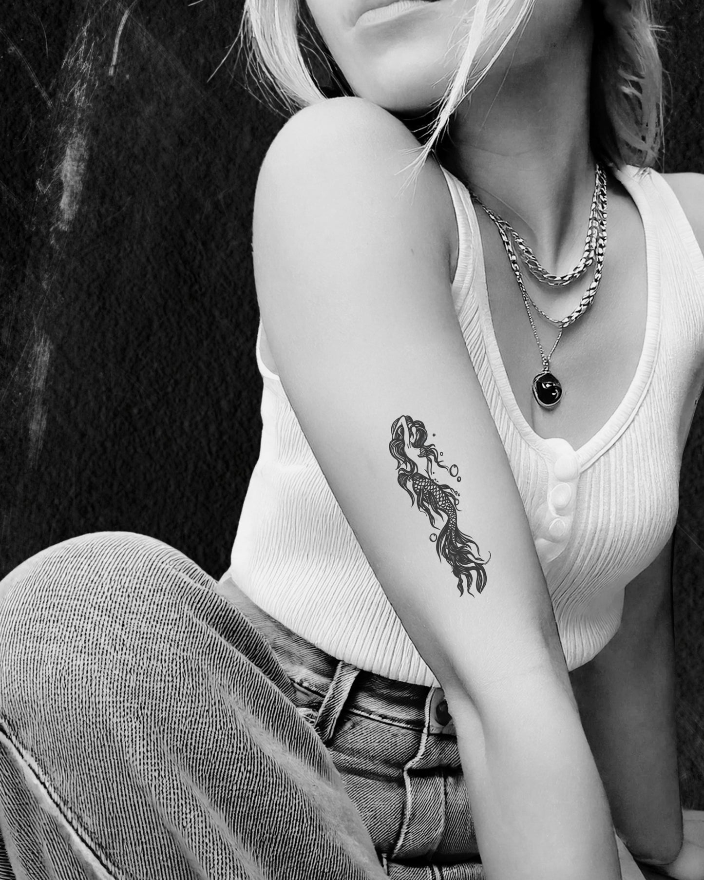 N°851 - Tatouage Sirène