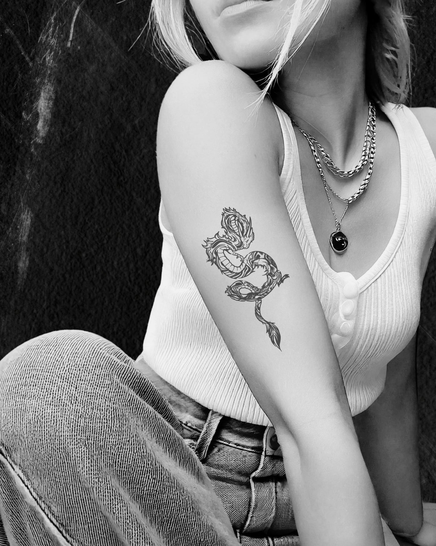 N°859 - Tatouage Dragon Japonais
