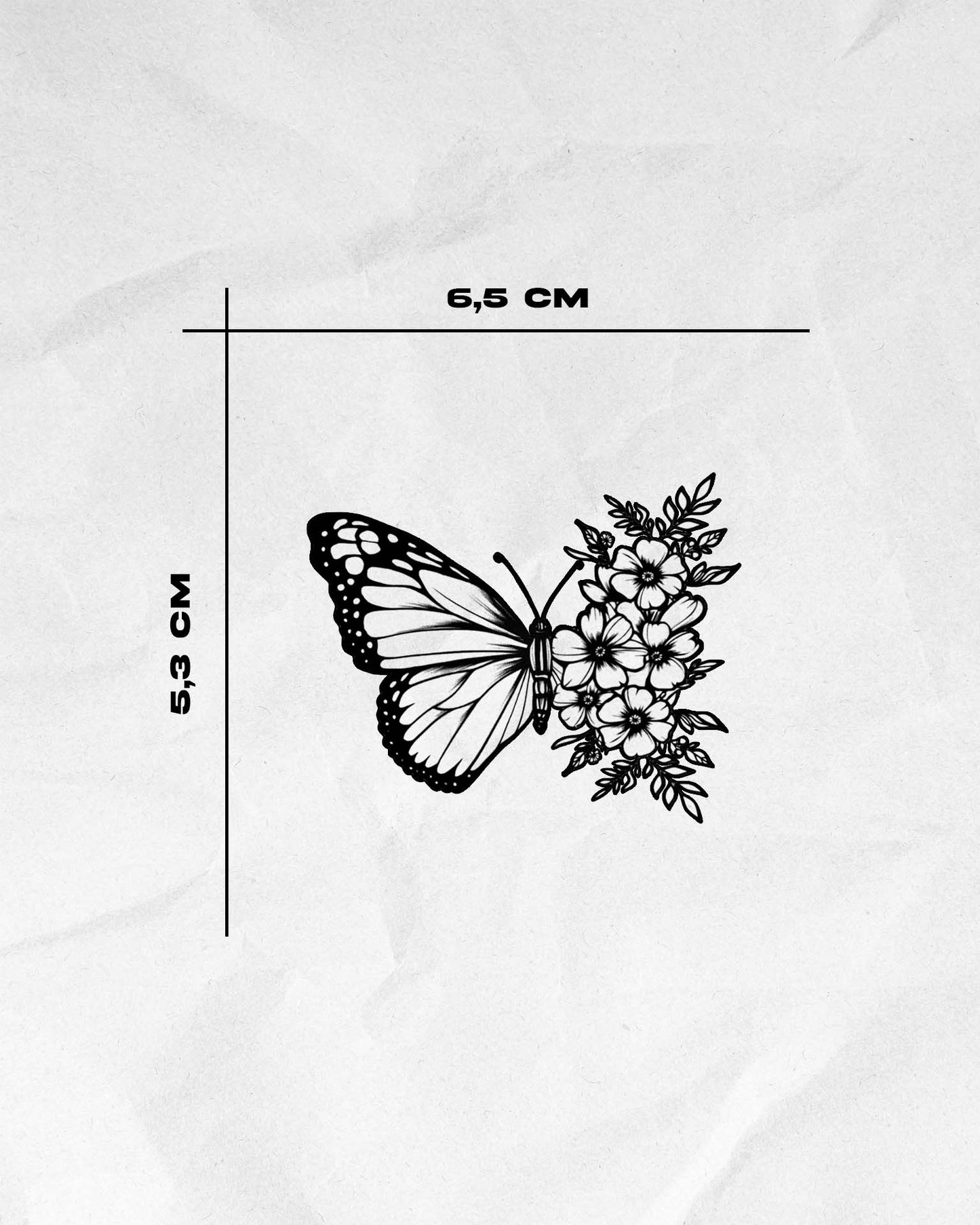 N°492 - Papillon floral