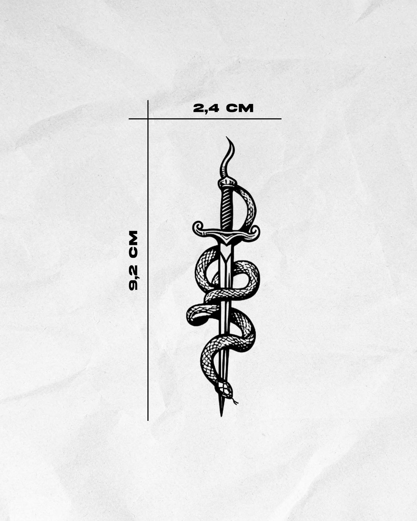 N°642 - Serpent et dague