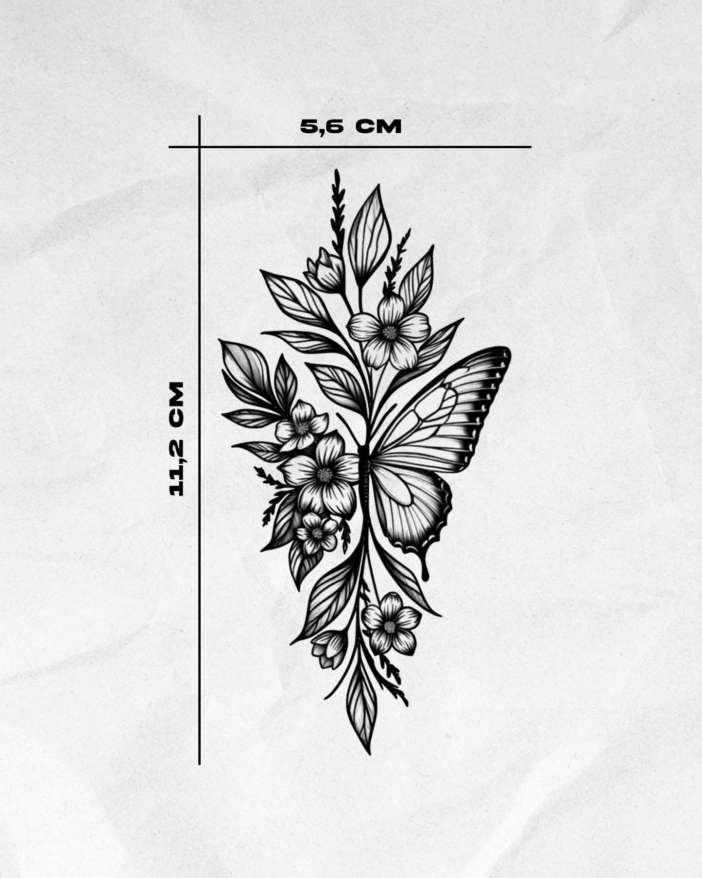 N°660 - Papillon floral