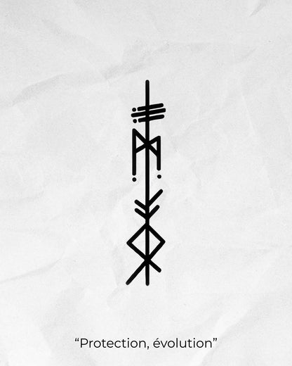 N°825 - Tatouage Rune Viking