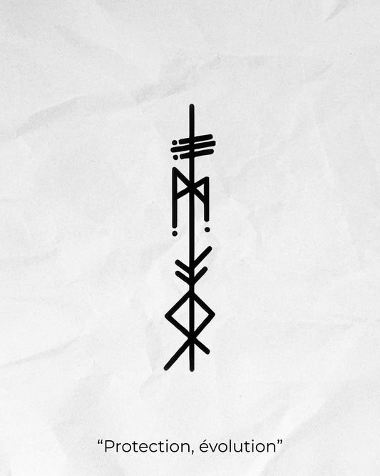 N°825 - Tatouage Rune Viking
