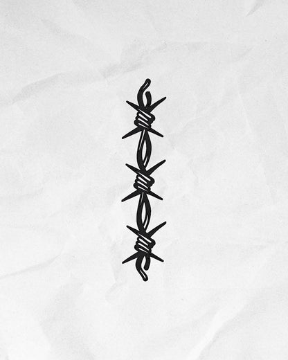 N°828 - Tatouage Fil Barbelé