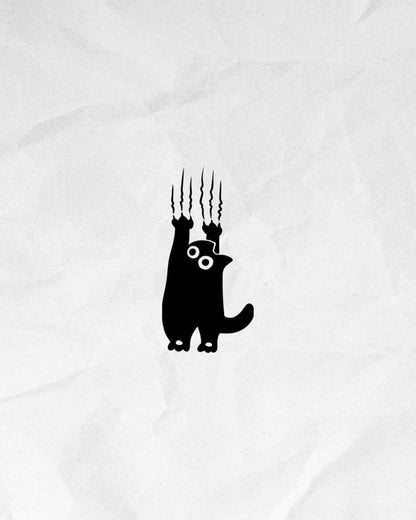 N°812 - Tatouage Chat Malicieux