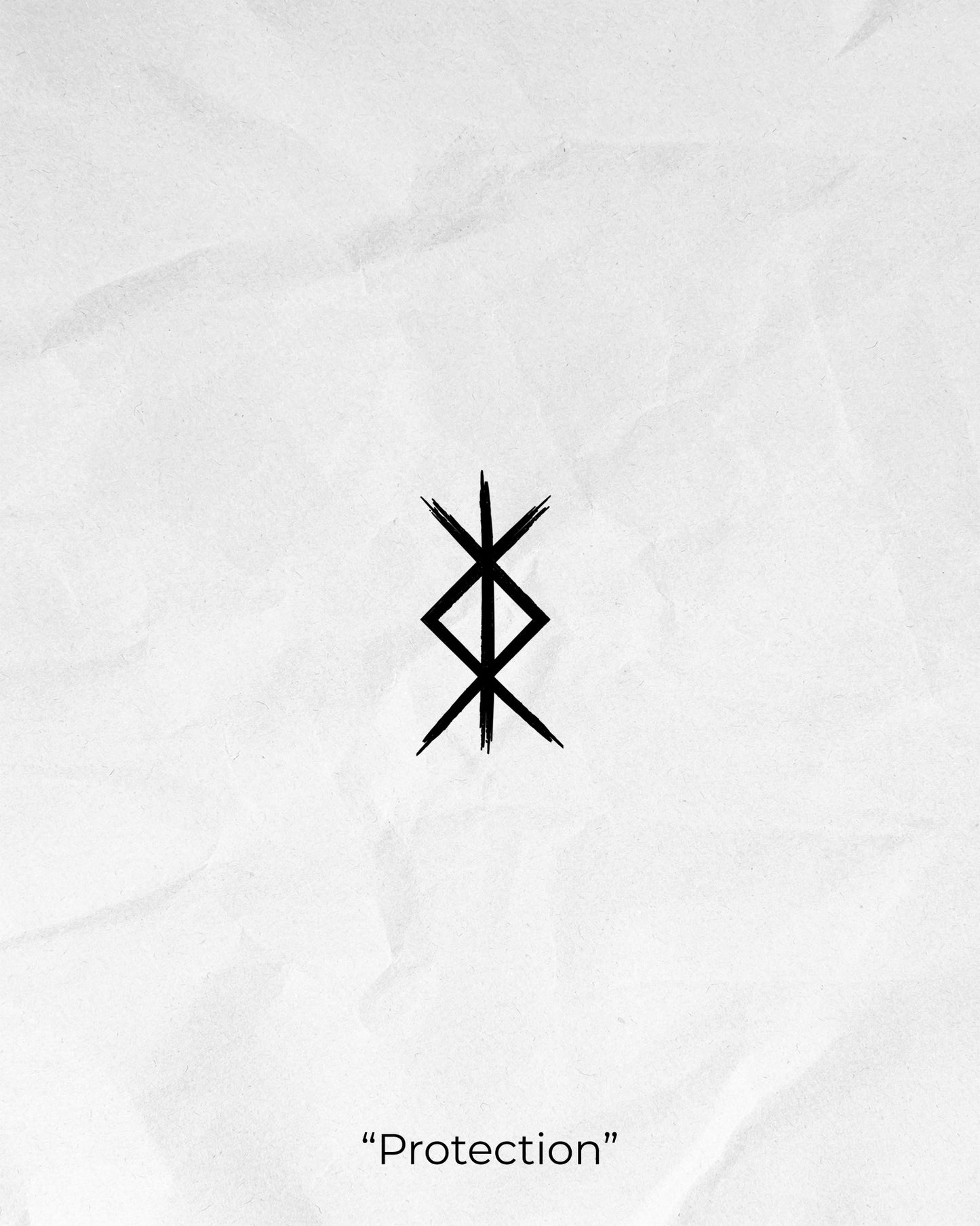 N°808 - Tatouage Rune Viking Protection