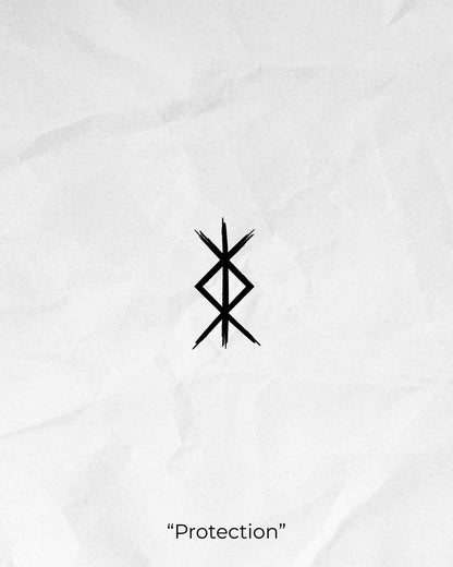N°808 - Tatouage Rune Viking Protection
