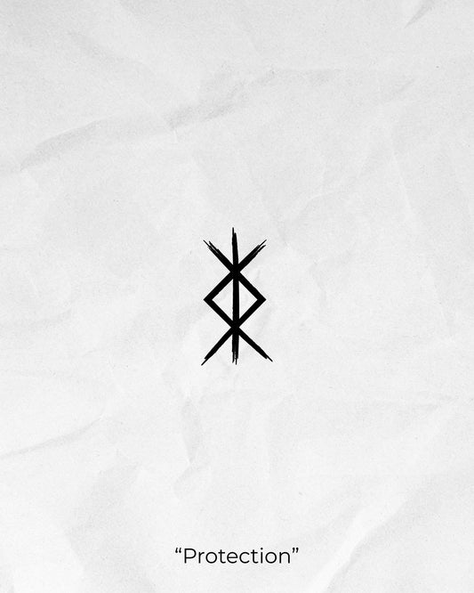 N°808 - Tatouage Rune Viking Protection