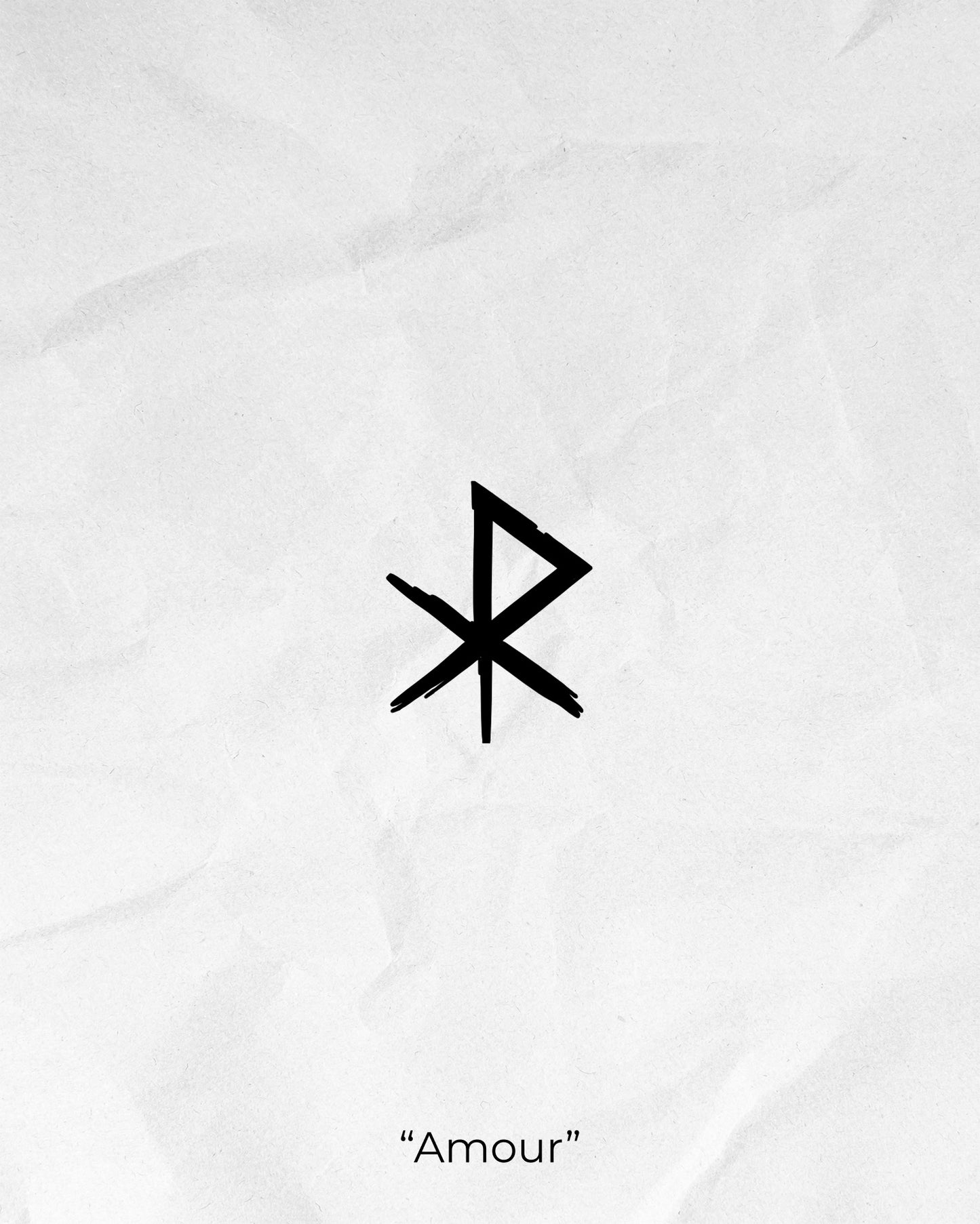 N°809 - Tatouage Rune Viking Amour