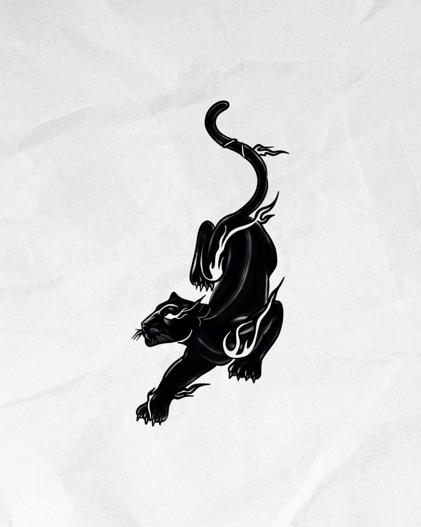 N°848 - Tatouage Panthère Noire