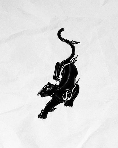N°848 - Tatouage Panthère Noire