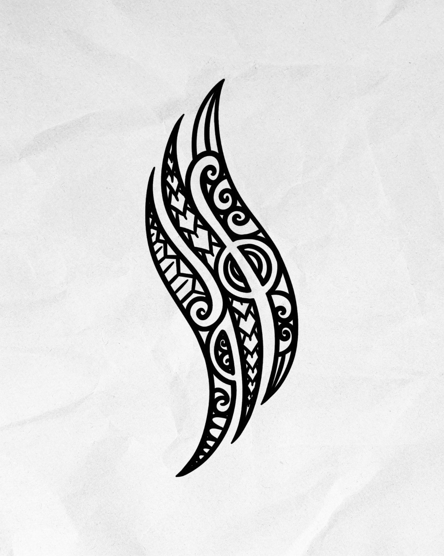 N°855 - Tatouage Tribal Maori 2