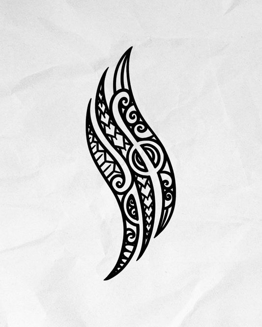 N°855 - Tatouage Tribal Maori 2