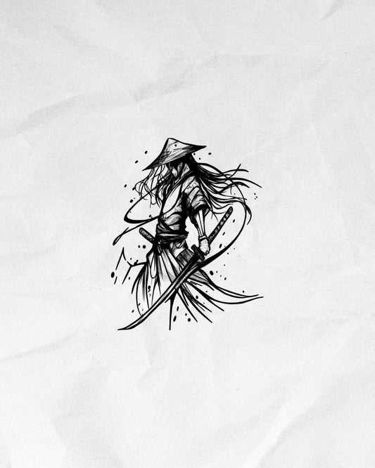 N°733 - Tatouage Guerrier Samouraï