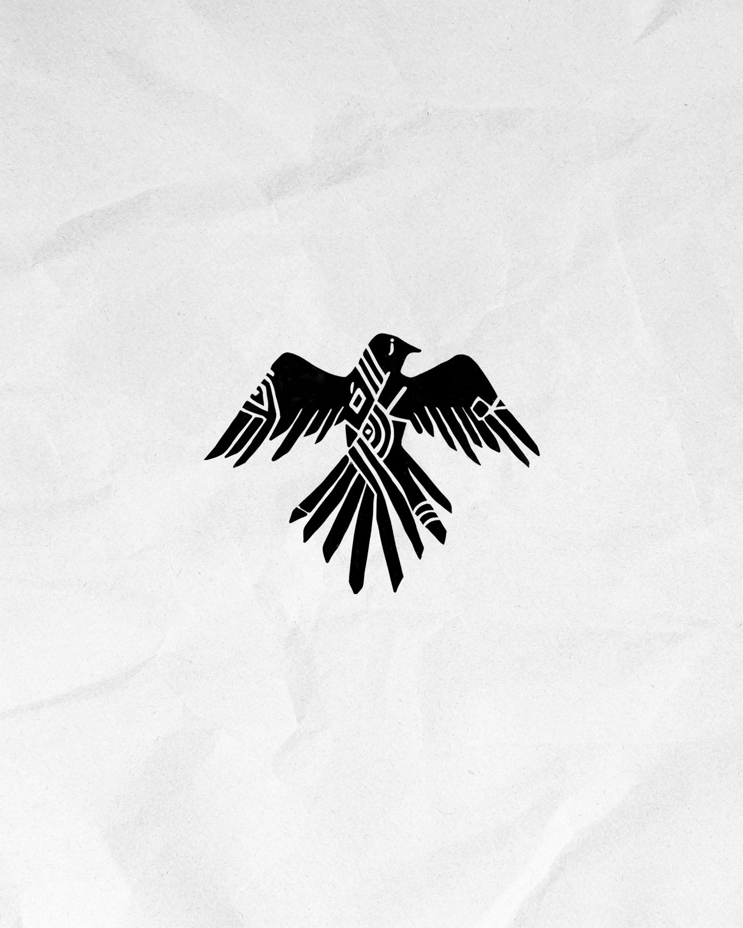 N°839 - Tatouage Aigle Tribal