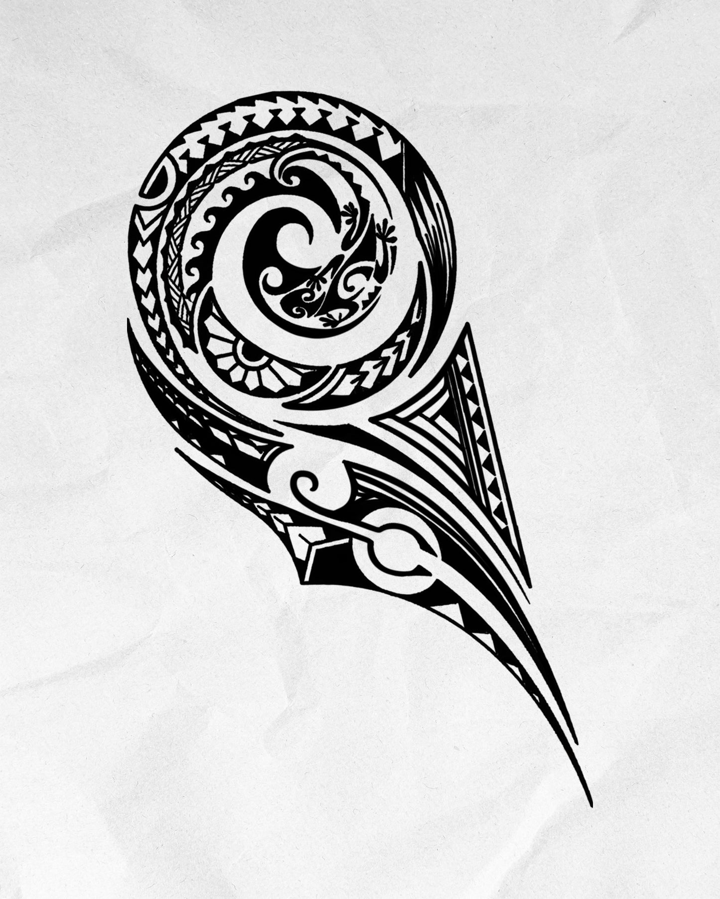 N°858 - Tatouage Tribal Maori