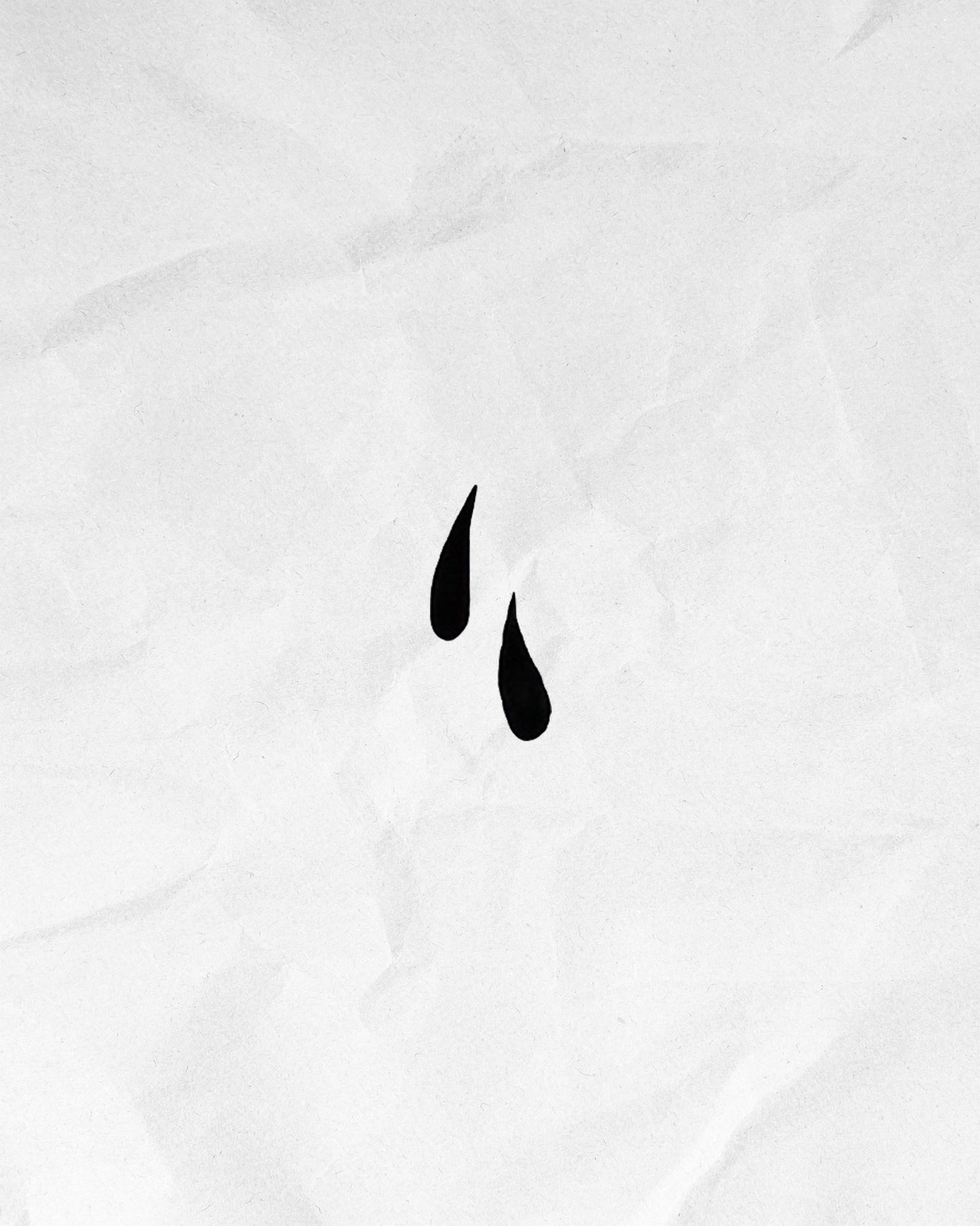 N°804 - Tatouage Larmes Minimalistes