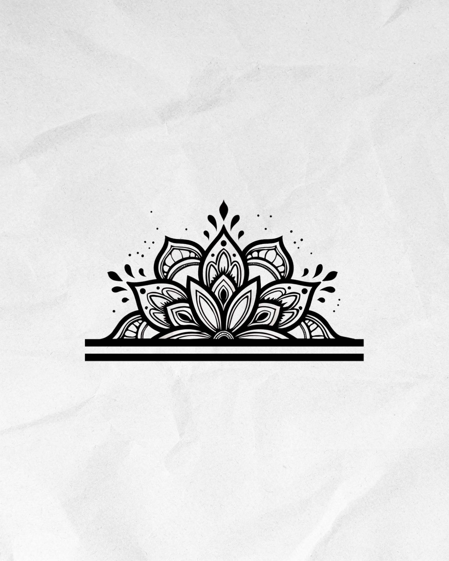 N°708 - Lotus en mandala