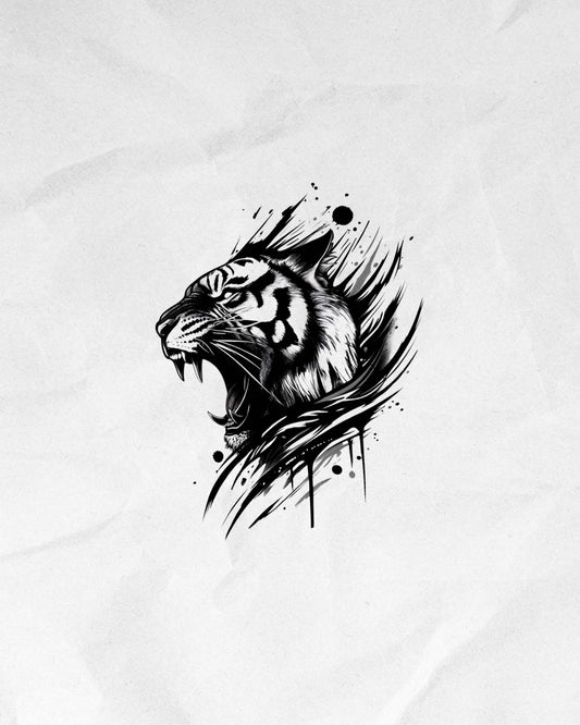 N°709 - Tête de tigre