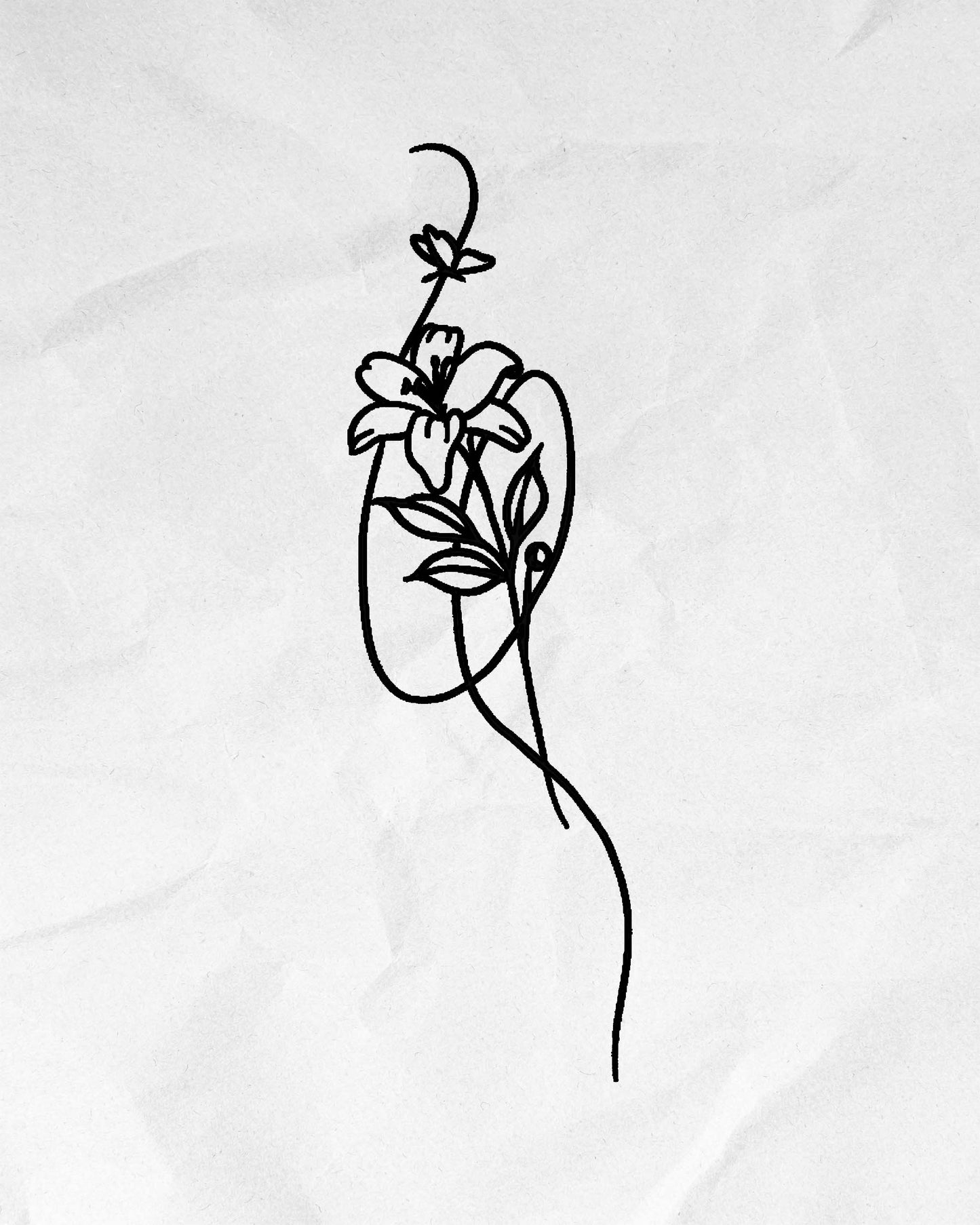 N°672 - Fleur abstraite