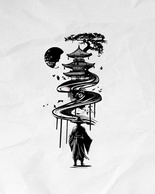 N°677 - Paysage asiatique