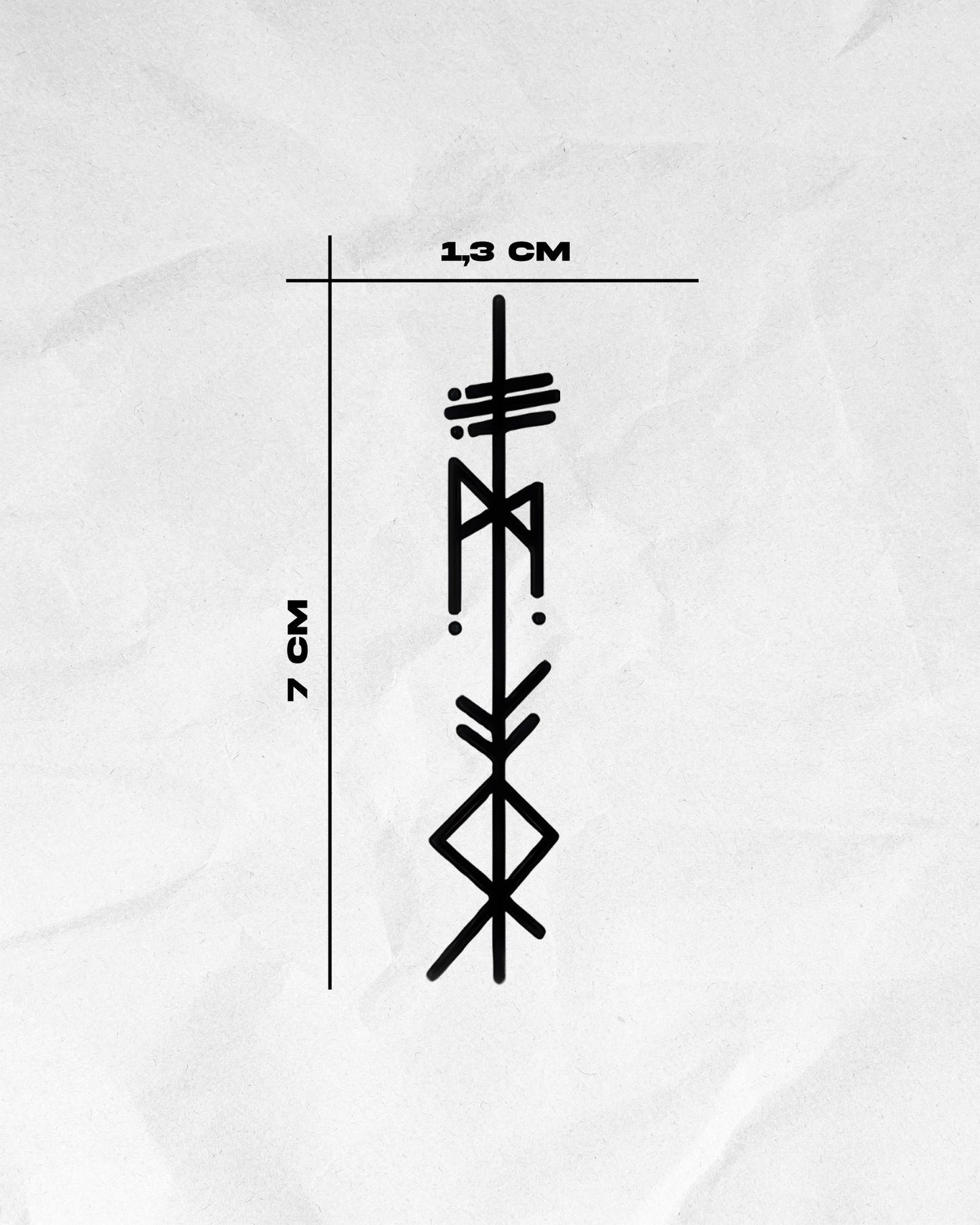 N°825 - Tatouage Rune Viking