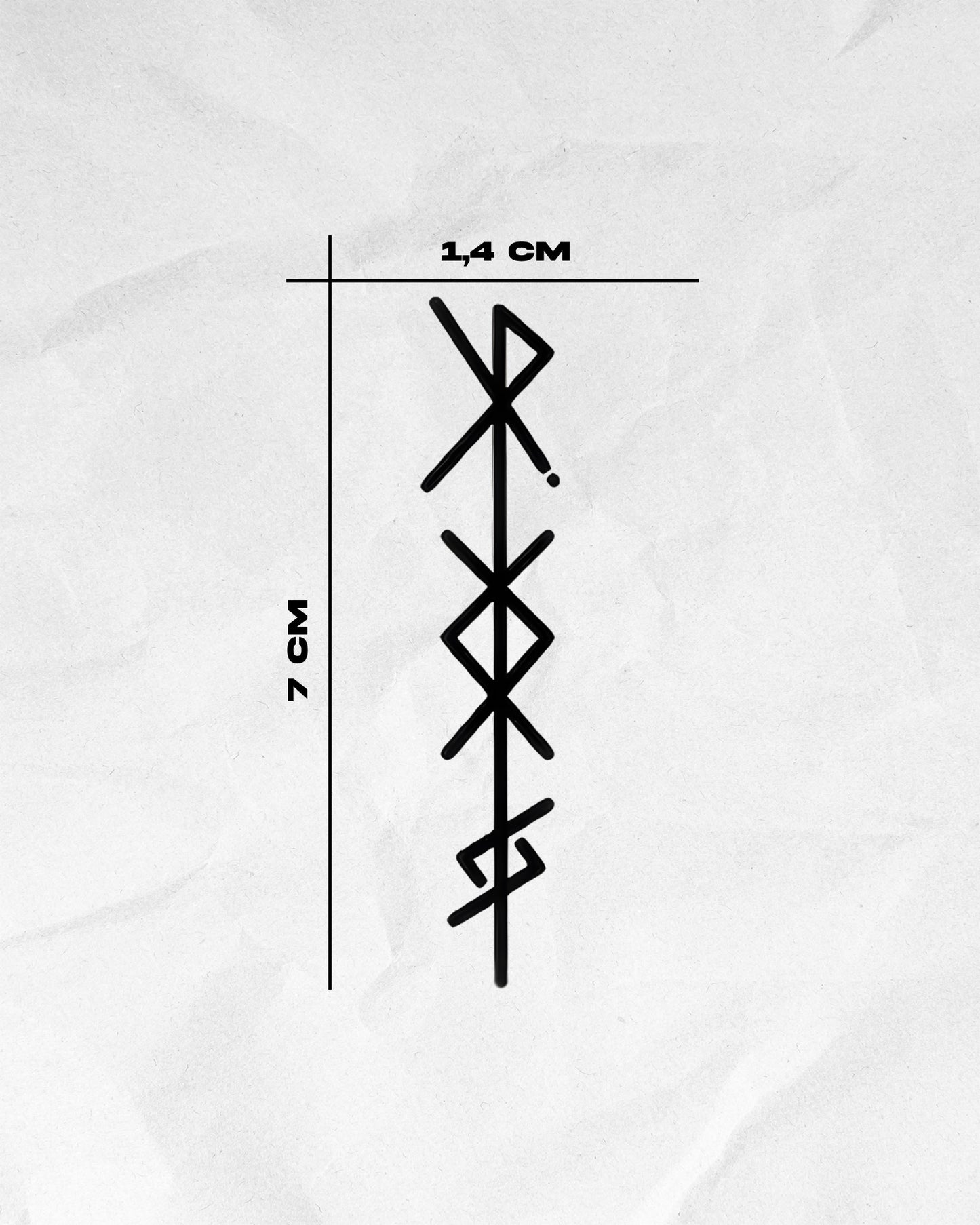 N°824 - Tatouage Rune Viking