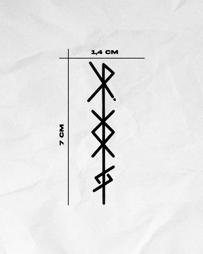 N°824 - Tatouage Rune Viking