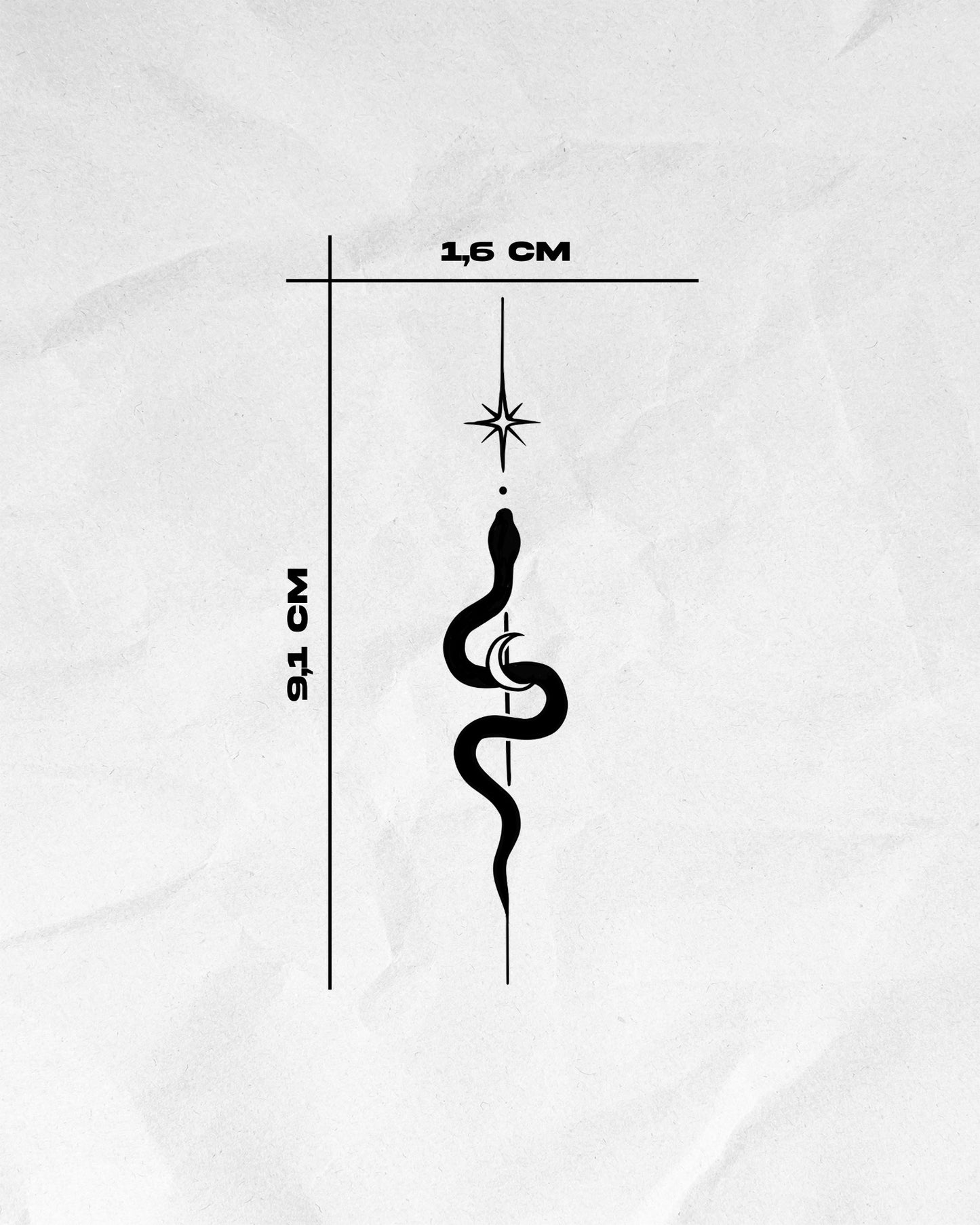 N°837 - Tatouage Serpent Céleste
