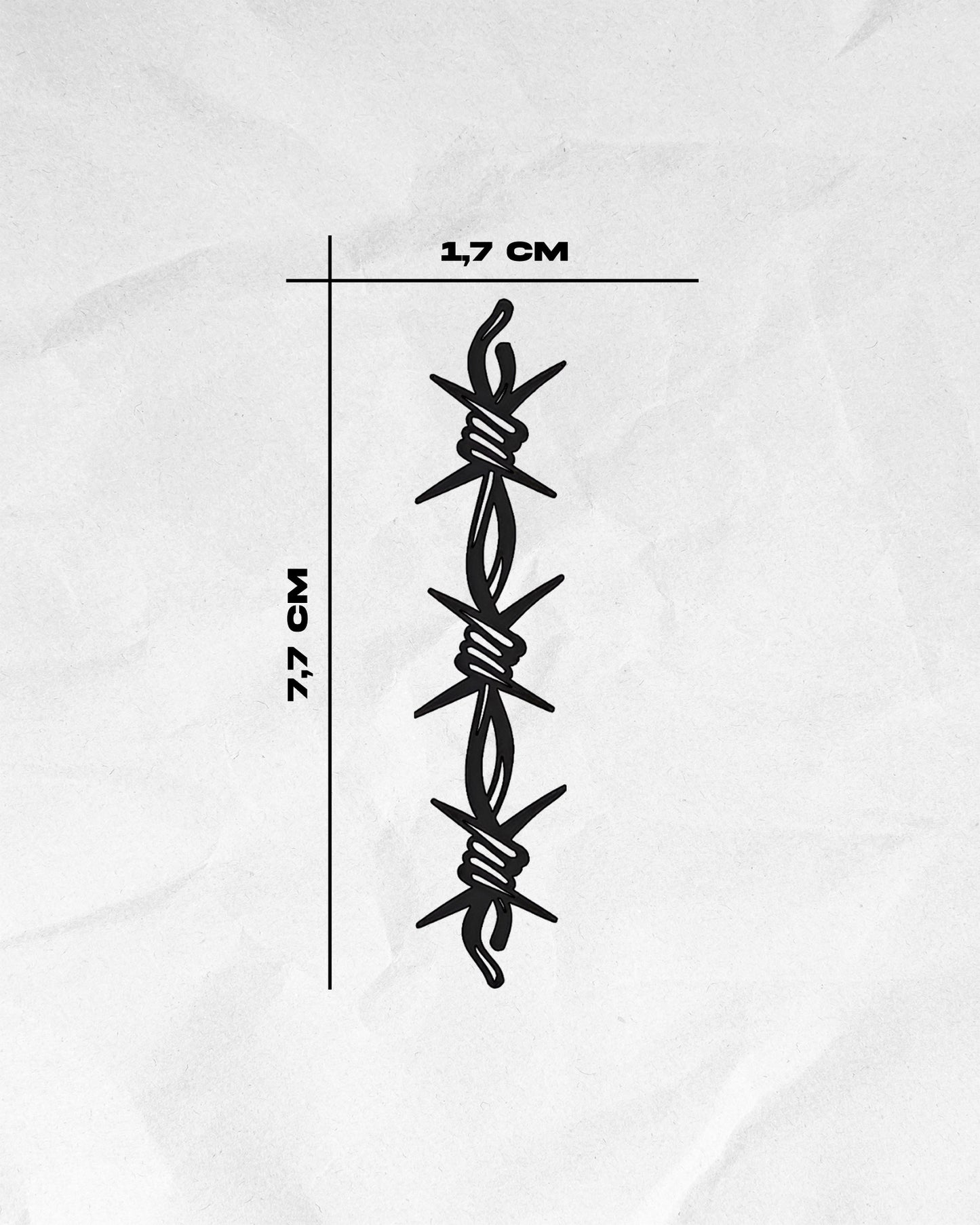 N°828 - Tatouage Fil Barbelé