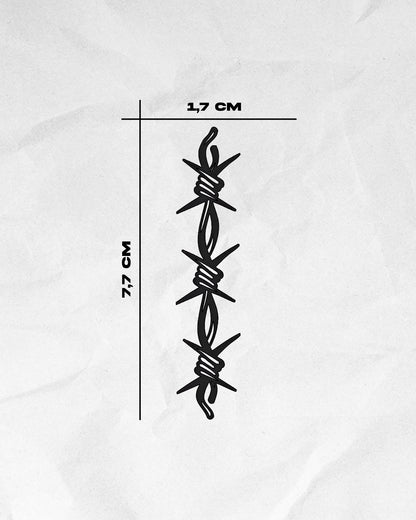 N°828 - Tatouage Fil Barbelé
