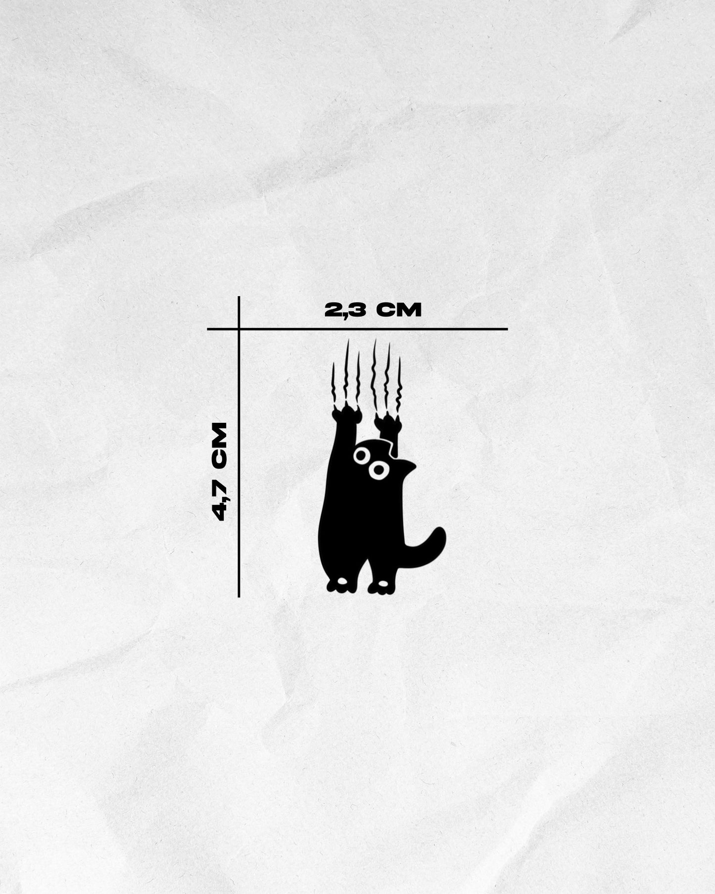 N°812 - Tatouage Chat Malicieux