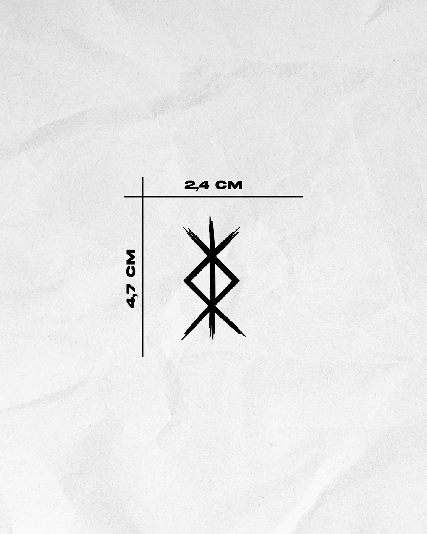 N°808 - Tatouage Rune Viking Protection